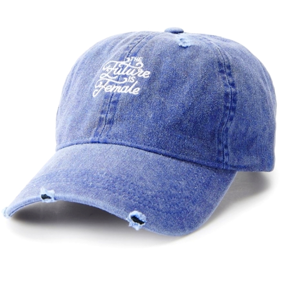 NEW Women's Sonoma Good For Life "The Future is Female" Jean Baseball Cap.